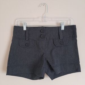 Dynamite Gray High Waist Shorts